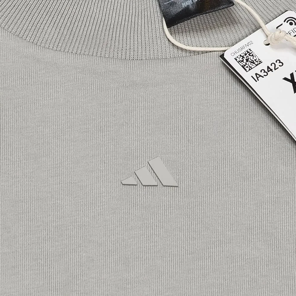 Adidas Tee Unisex XL Gray Basketball Long Sleeve New
